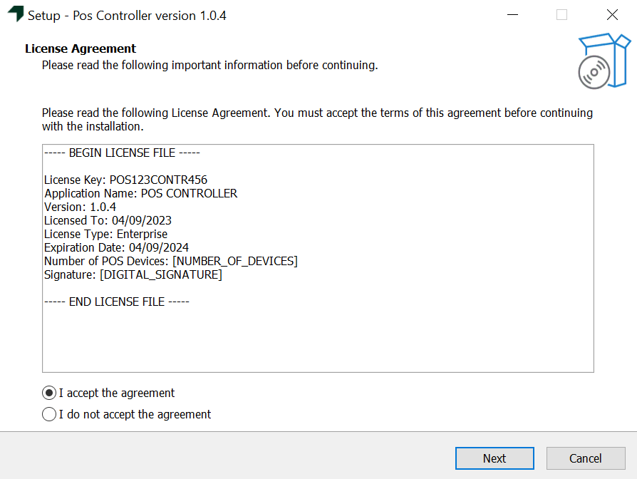 License Agreement